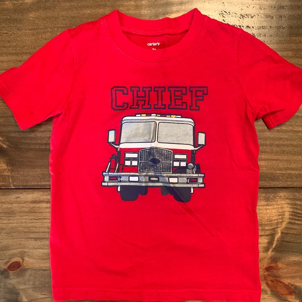 Carter’s 3T fire chief shirt - Picture 1 of 2